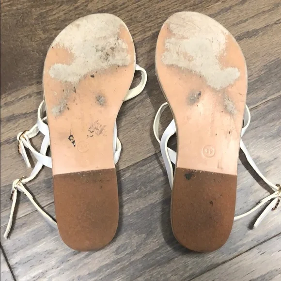 Ancient Greek Sandals White Strappy Sandals - Picture 3 of 3